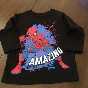 🕸 Toddler Boy Long-Sleeve Spider-Man Shirt 🕸